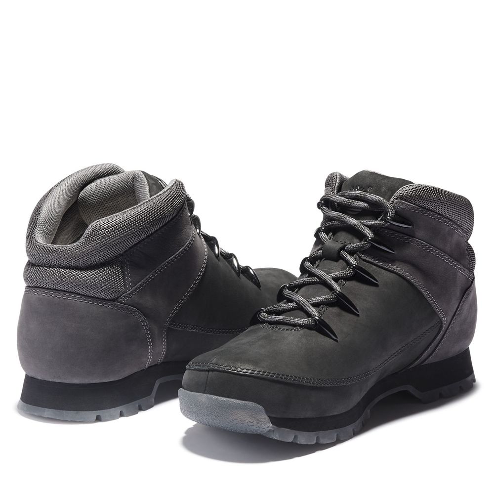 Timberland Mens Hiking Boots Euro Sprint - Black - India BO1069574